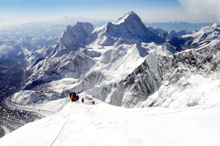 Climbing Mount Everest, the Tallest Mountain in the World