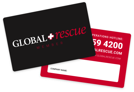 Global Rescue membership cards
