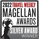 Magellan Awards, Silver Award winner, 2022 Travel Weekly logo