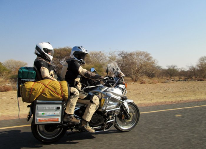 Motorcycle Crash in Namibia