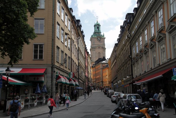 Stockholm, Sweden, town center.