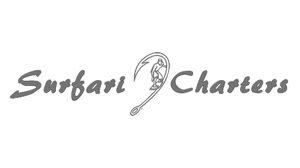 surfari charters grey logo