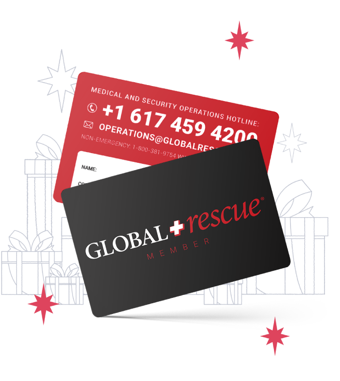 Global Rescue Membership Cards for the Holidays