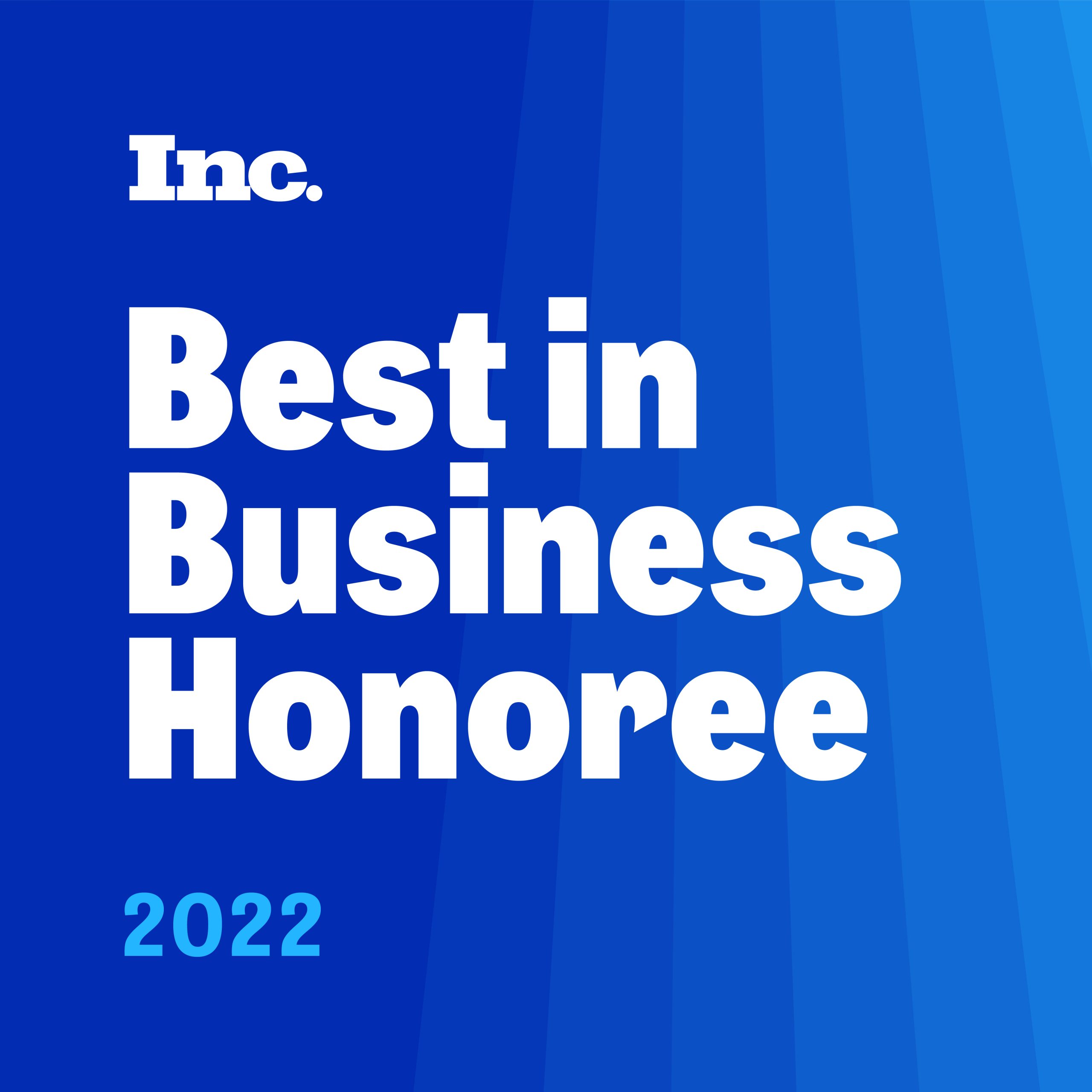 Inc Best in business award 2022, logo
