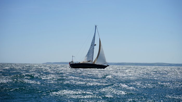 Sailboat Slip in The Bahamas